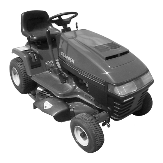 Snapper LT180H33 IBV Safety Instructions & Operator's Manual