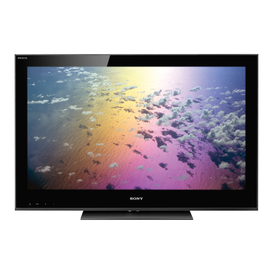 Sony 46NX800 Setup Manual