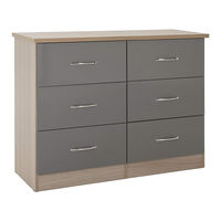Seconique NEVADA 6 DRAWER CHEST Manual