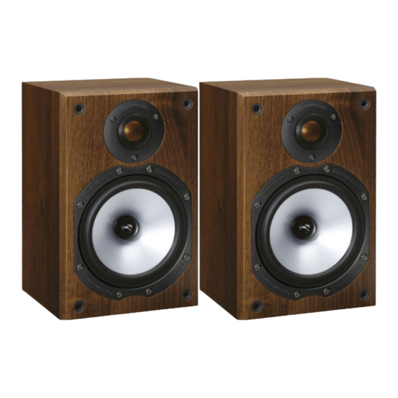Monitor Audio MONITOR REFERENCE Series Owner's Manual