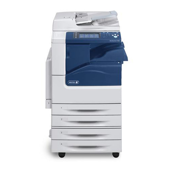 Xerox WORKCENTRE 7120 Evaluator Manual