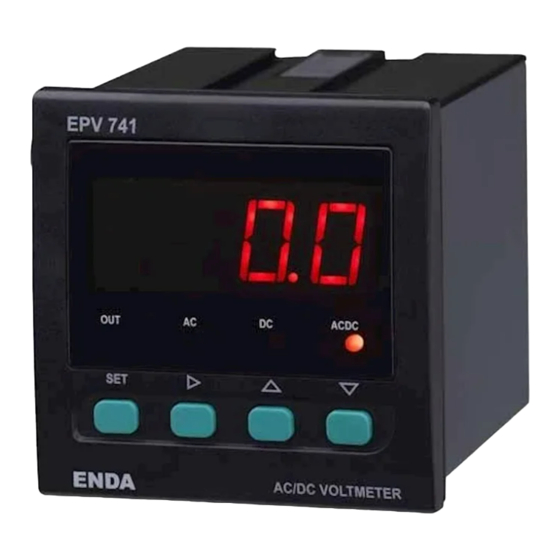 ENDA EPV741 Quick Start Manual