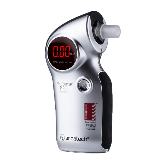 Andatech AlcoSense PRO User Manual