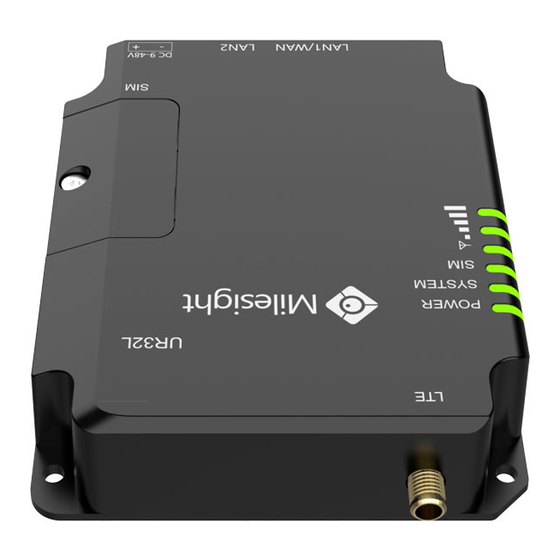 Milesight UR32L Quick Manual