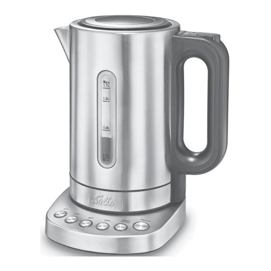 SOLIS Vario Temp Kettle Quick Start Manual