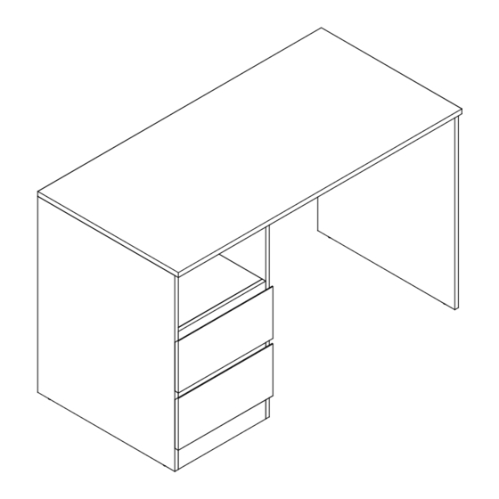 fantastic furniture Cody Desk Student 2 Drawer Manual