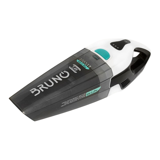 Bruno BRN-0131 Vacuum Cleaner Manuals