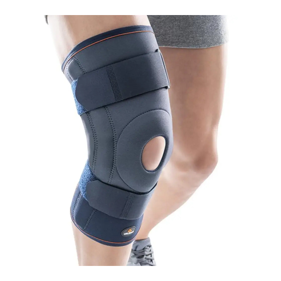 Orliman THERMOMED 4104-A Knee Support Manuals