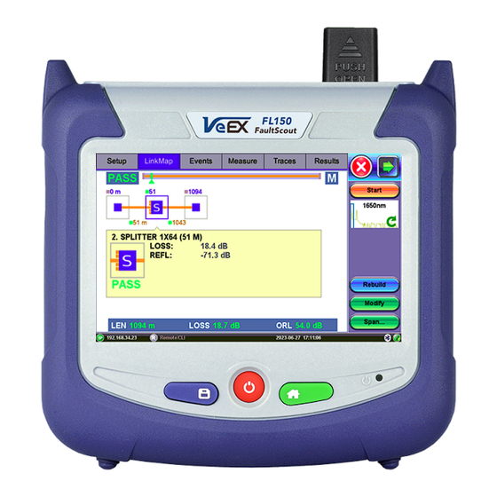 VeEX FaultScout FL150 User Manual