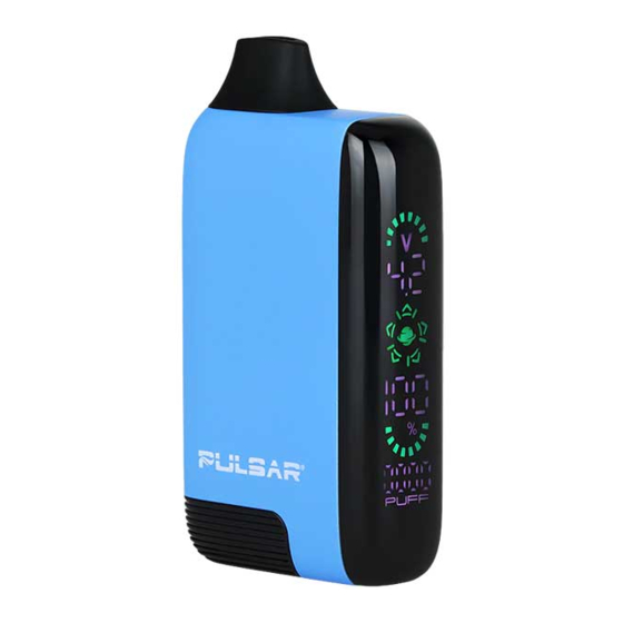 elf bar vape uk PULSAR 510 DL 5.0 INSTRUCTION MANUAL Pdf Download