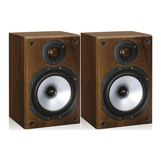 Monitor Audio Monitor Reference Series Owner's Manual