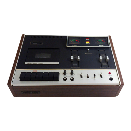 Harman Kardon HK 1000 Technical Manual