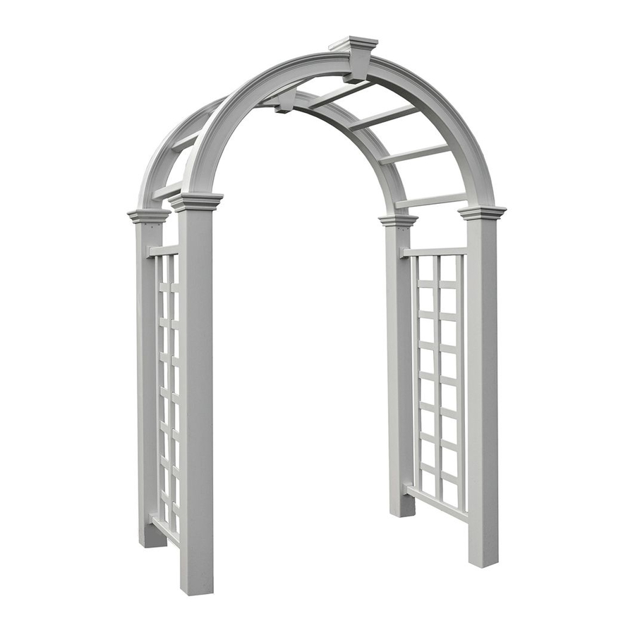 New England Arbors Nantucket Deluxe Assembly Instructions