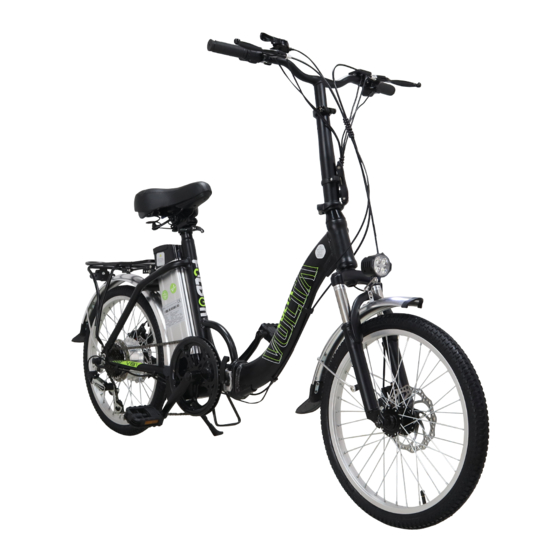 User Manuals: VOLTA VB1 Folding Electric Bicycle