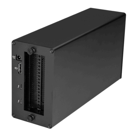 StarTech.com TB31PCIEX16 Manual