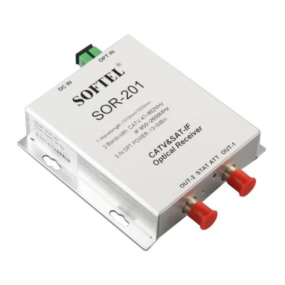 Softel SOR-201 Manual