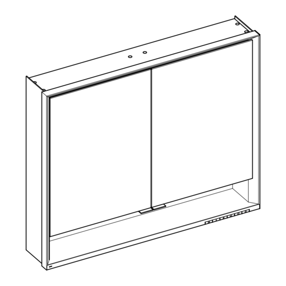 KEUCO Royal Lumos 14302171304 Cabinet Manuals