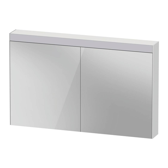 DURAVIT LM 7843 R Installation Instructions Manual