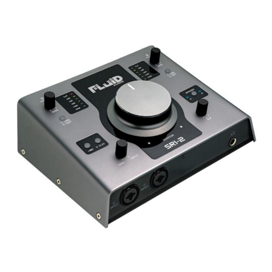 Fluid Audio SRI-2 User Manual