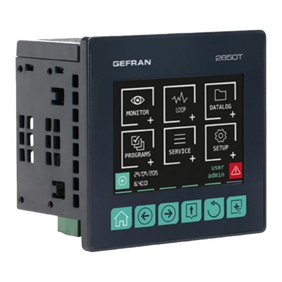 gefran 3850T Use And Installation  Manual
