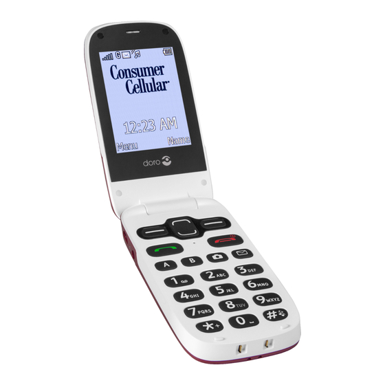 Consumer Cellular DORO PhoneEasy 626 Flip Manuals