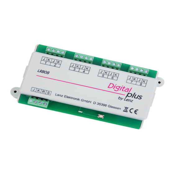 Lenz Digital plus LRB08 Manual