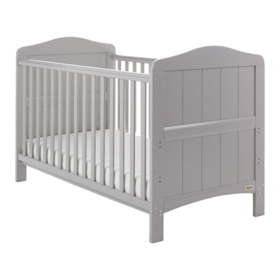 OBaby Whitby Cot Bed Instructions