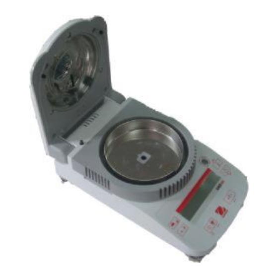 OHAUS MB27 Instruction Manual