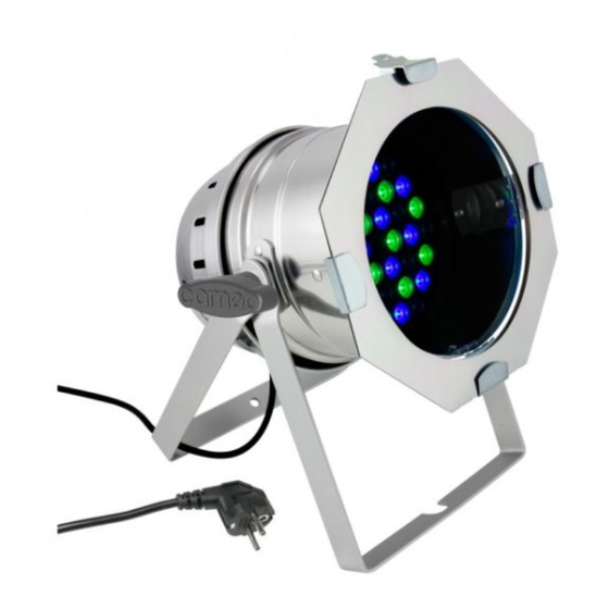Cameo CLP64RGB3W User Manual