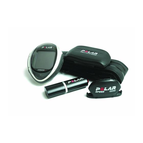 Polar Electro CS600X User Manual