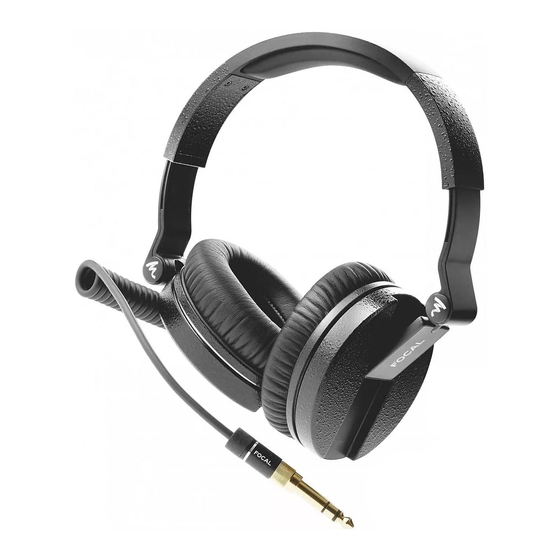 Focal Spirit Professional Owner's Manual