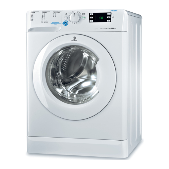 Indesit XWE 71483 Instructions For Use Manual