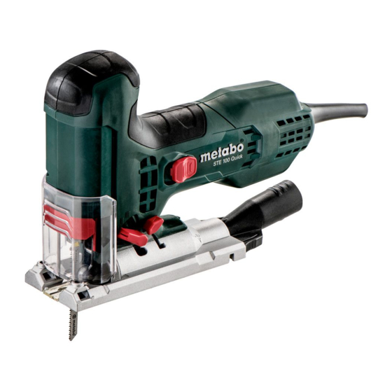 Metabo STE 100 Quick Original Operating Instructions