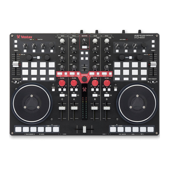 Serato VESTAX VCI-400 Quick Start Manual