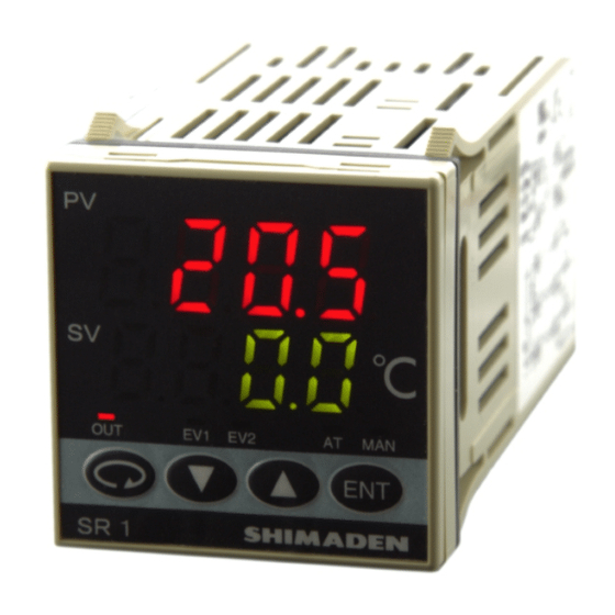 Shimaden SR1 Series Instruction Manual