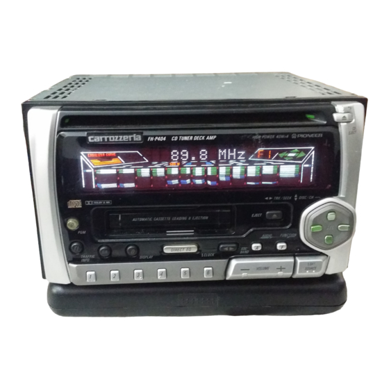 Pioneer FH-P404 ES Service Manual