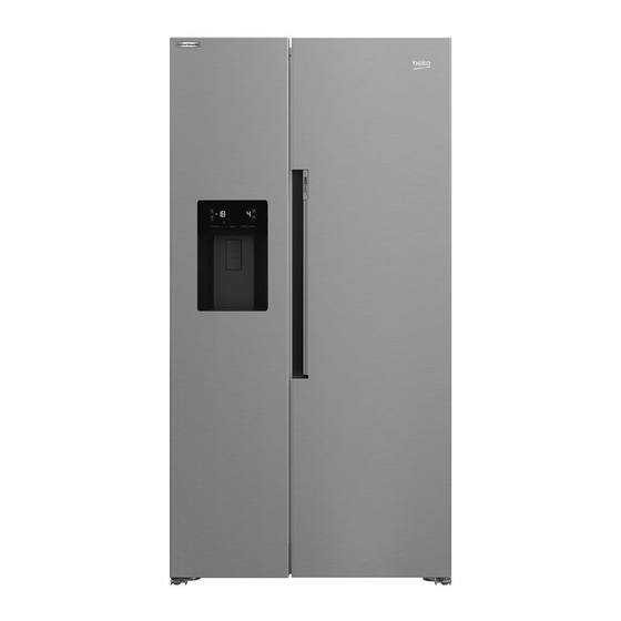 Beko GN162341XBN Refrigerator Manuals