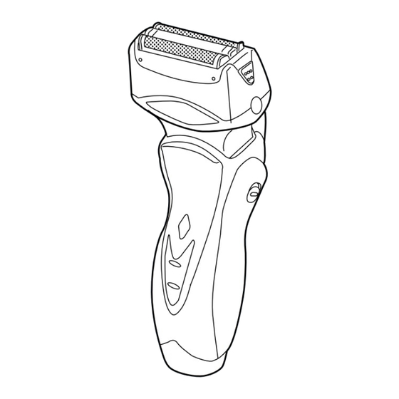 Panasonic ES8075S Operating Instructions Manual