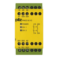 Pilz 19 918-01 Operating Instructions Manual