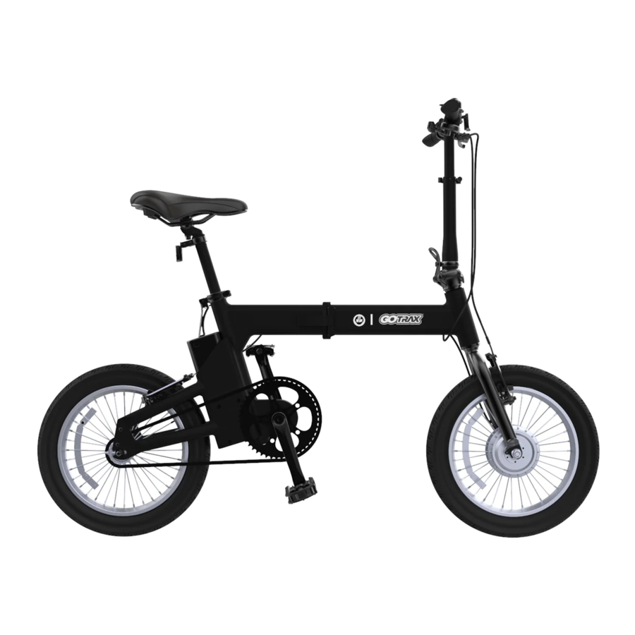 Gotrax Shift S1 E-BIKE - Foldable Electric Bike Manual