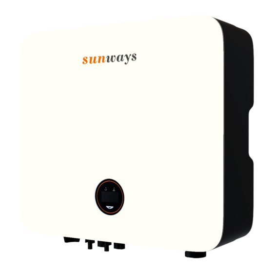 Sunways STS-4.2KTL Quick Installation Manual