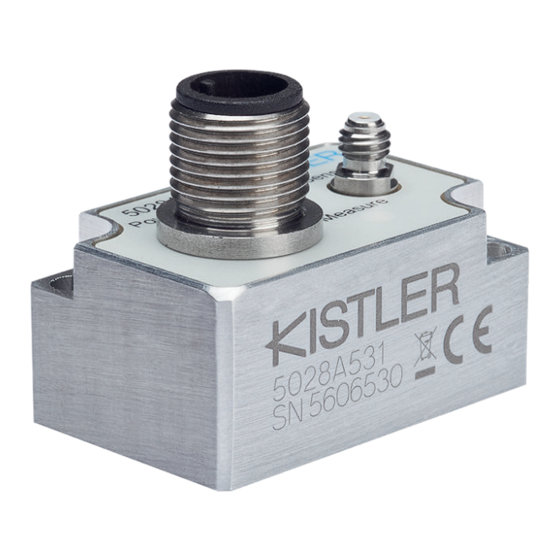 Kistler 5028A Series Instruction Manual