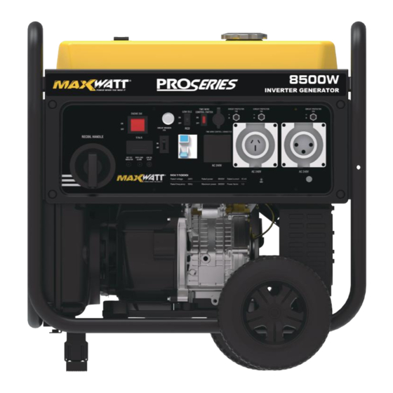 maxwatt MX11000i Operator's Manual