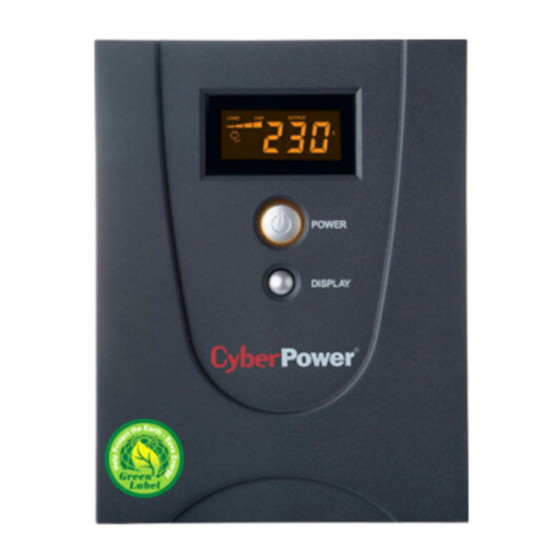 CyberPower UPS 1200E User Manual
