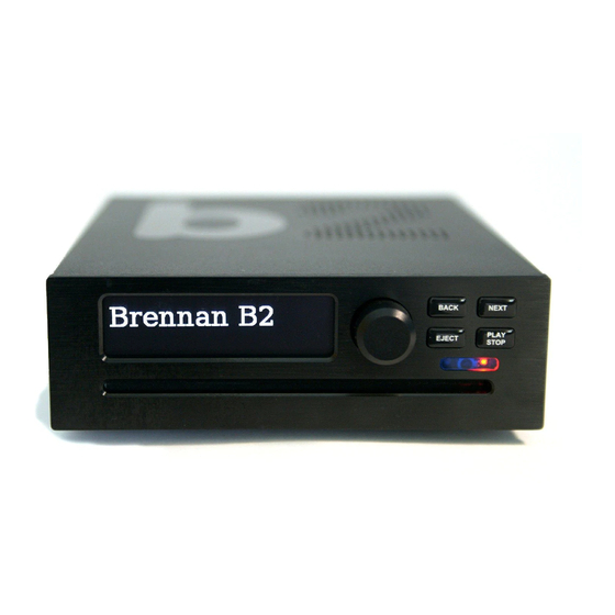 brennan B2 Quick Start Manual