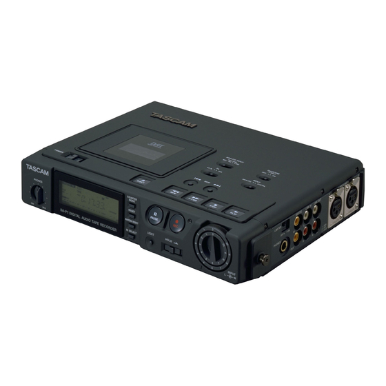 Tascam DA-P1 Owner's Manual