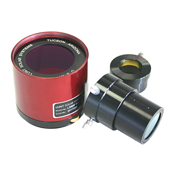 Lunt Solar Systems LS60FHa Series Manual