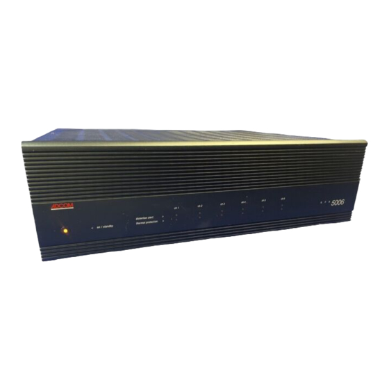Adcom GFA-5002 Owner's Manual