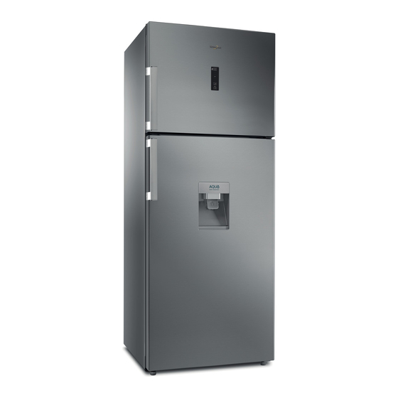 Whirlpool WT70E 831 X Quick Manual