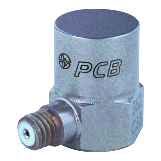 PCB Piezotronics PCB-352C t Series Installation And Operating Manual